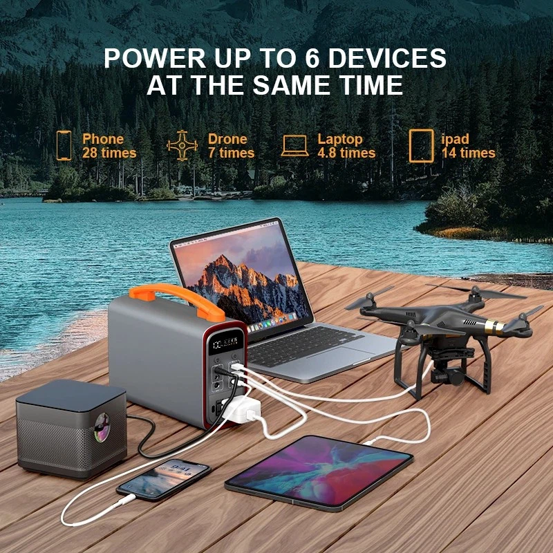 Prenosná elektráreň s 200 W s batériou LifePo4